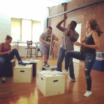 rehearsing jug band